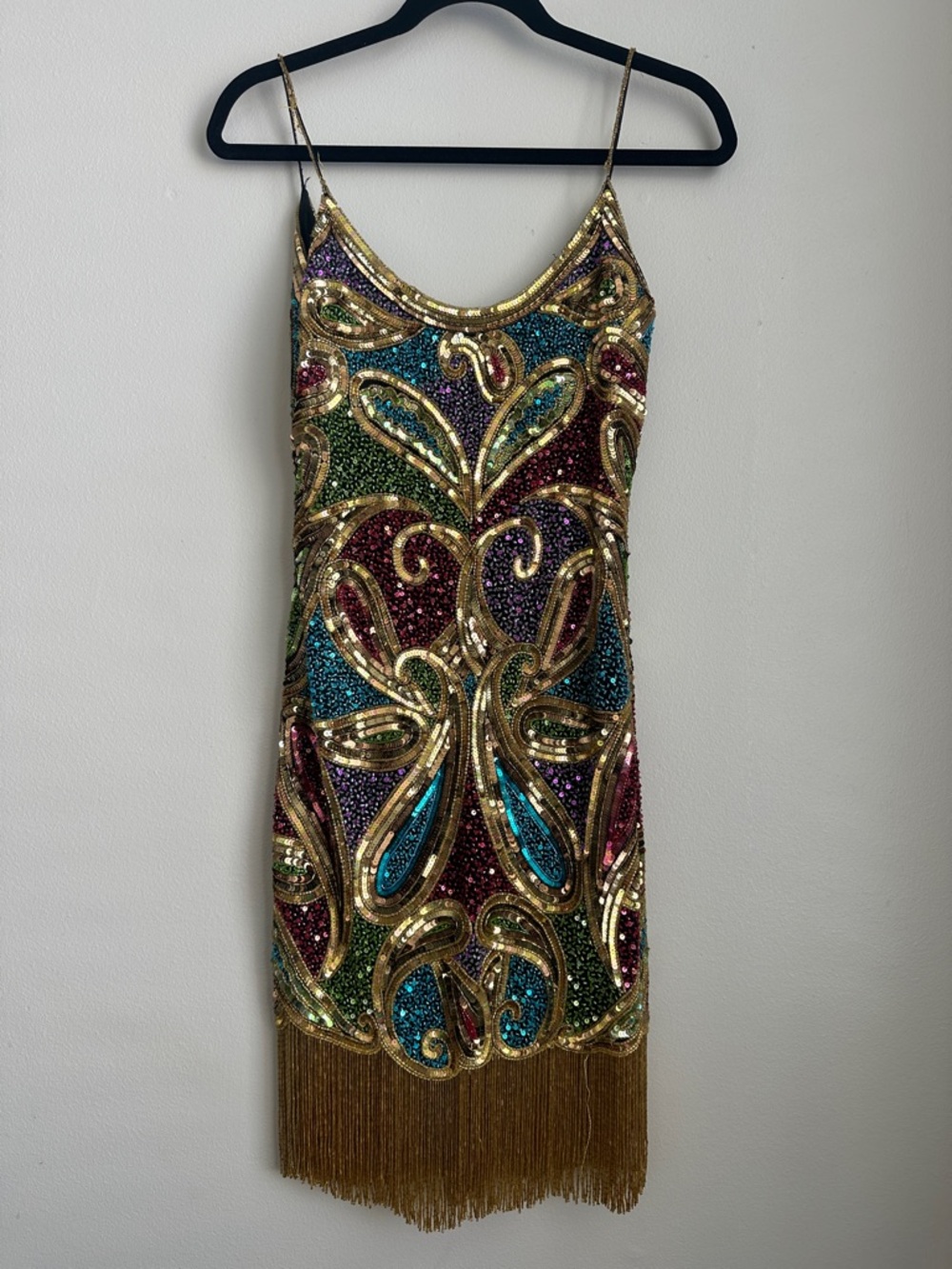 Vintage Beaded Fringe Dress - Naeem Khan Riazee Lillie Rubin